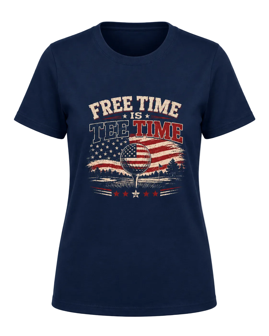 The Free Time is Tee Time Kids Tee