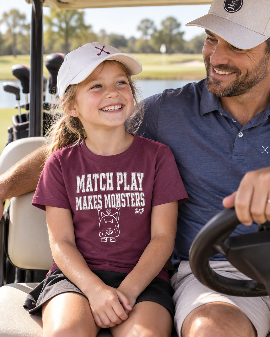 The Match Play Makes Monsters Kids Tee